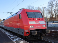 Baureihe 101 der |DBAG| mit |EC| im |Bf| @kkow;