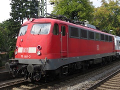 Baureihe 115 der |DBAG| mit |IC| im |Bf| @kli;