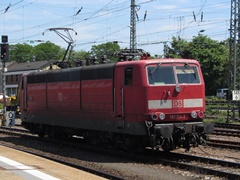 Baureihe 181 der |DBAG| beim Rangieren in @ssh;