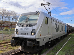 Baureihe 187 von Railpool mit Güterzug im |Bf| @kbm;