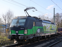 Baureihe 193 von ECS Eurocargo mit Güterzug im |Bf| @kbb;