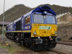 Class 66 von Railtraxx im |Bf| @kbro;