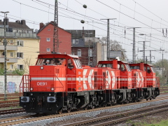 3x DE 1002 von RheinCargo im |Bf| @kkw;