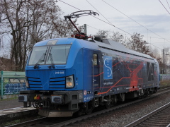 Vectron Dual Mode von Spitzke mit Bauzug im |Bf| @kkow;