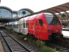 |FLIRT| 3 (Baureihe 429.1) der |DBAG| (|SÜWEX|) in @fmz;