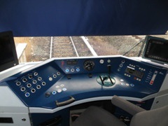 Führerstand der Baureihe 481
