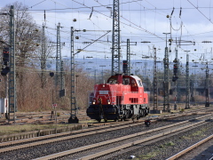 Gravita 10 BB der |DBAG| beim Rangieren im |Bf| @kne;