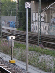 LZB-Blockkennzeichen der S-Bahn-Stammstrecke im |Bf| @mmhg;