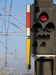 Mehrabschnittsignal-Mastschild an Ks-Signal