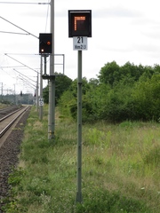 Signalhaltmelder im |Bf| @wlo; für die Stichstrecke nach @wrh;